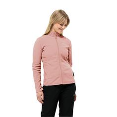 Rückansicht von Jack Wolfskin TAUNUS FZ W Fleecejacke Damen rose dawn