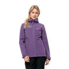 Rückansicht von Jack Wolfskin ROBURY 2L JKT W Funktionsjacke Damen ultraviolet