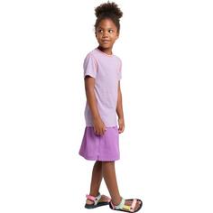 Rückansicht von Jack Wolfskin SUN SKORT G Skort Kinder sea rose