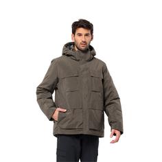 Rückansicht von Jack Wolfskin TEXTOR UTILITY JKT M Funktionsjacke Herren cold coffee