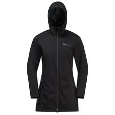 Jack Wolfskin WINDHAIN COAT W Funktionsjacke Damen black