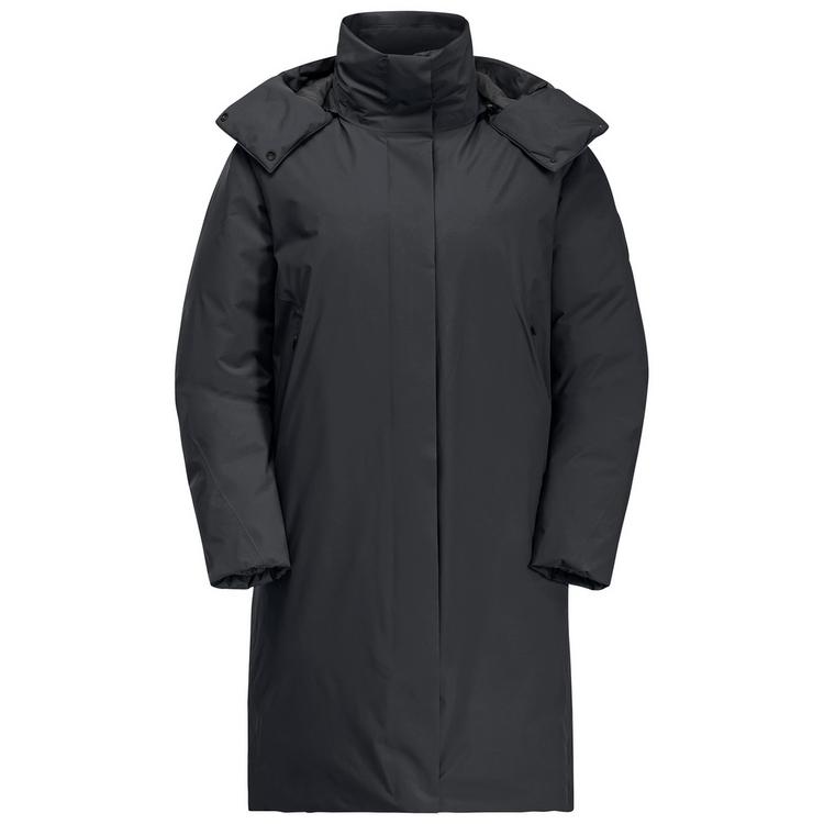 Jack Wolfskin Jack Wolfskin LUISENPLATZ COAT W Daunenmantel Damen - phantom - 0 | SportScheck