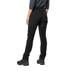 Rückansicht von Jack Wolfskin STOLLBERG PANTS W Funktionshose Damen black