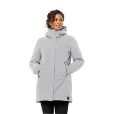 Rückansicht von Jack Wolfskin SALIER COAT Funktionsmantel Damen moonwalk