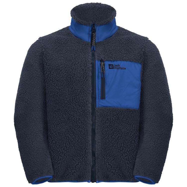 Jack Wolfskin Jack Wolfskin ICE CURL JACKET K Fleecejacke Kinder - phantom / glow ink - 0 | SportScheck