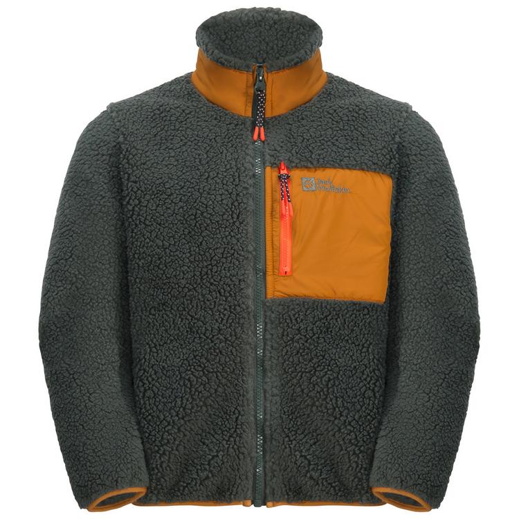 Jack Wolfskin Jack Wolfskin ICE CURL JACKET K Fleecejacke Kinder - phantom / glow ink - 1 | SportScheck
