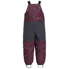 Rückansicht von Jack Wolfskin GLEELY 2L INS PRINT BIB K Thermohose Kinder boysenberry 51