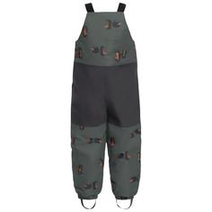 Rückansicht von Jack Wolfskin GLEELY 2L INS PRINT BIB K Thermohose Kinder slate green allover