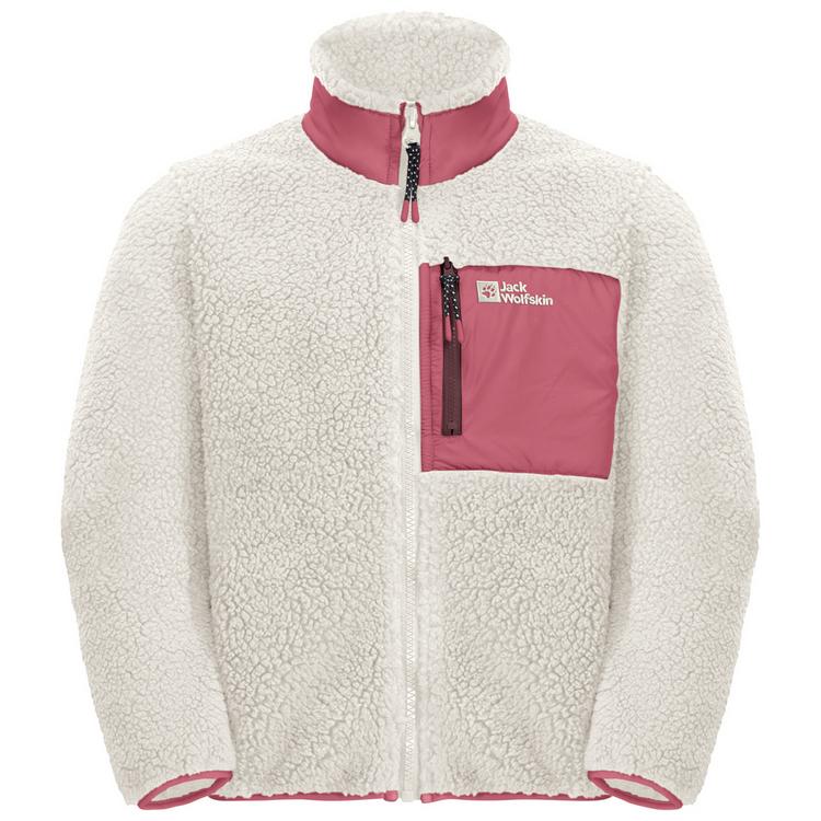 Jack Wolfskin Jack Wolfskin ICE CURL JACKET K Fleecejacke Kinder - phantom / glow ink - 0 | SportScheck