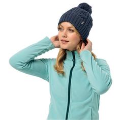 Rückansicht von Jack Wolfskin POMPOM BEANIE Stirnband night blue