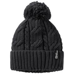 Jack Wolfskin POMPOM BEANIE Stirnband black