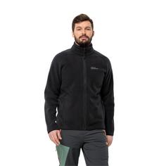 Rückansicht von Jack Wolfskin WALDSTEIG FZ M Fleecejacke Herren black