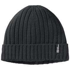 Jack Wolfskin RIB KNIT BEANIE Stirnband black