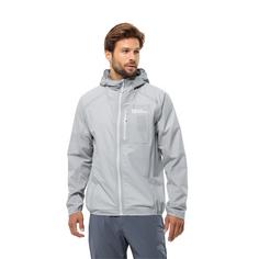 Rückansicht von Jack Wolfskin PRELIGHT 3L JKT M Funktionsjacke Herren cool grey