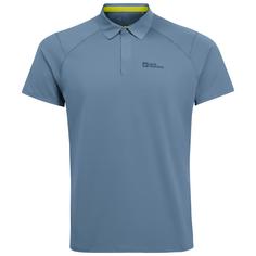 Jack Wolfskin PRELIGHT CHILL POLO M Poloshirt Herren cool grey