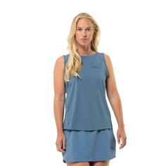 Rückansicht von Jack Wolfskin PRELIGHT CHILL TANK W Langarmhemd Damen elemental blue