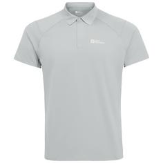 Jack Wolfskin PRELIGHT CHILL POLO M Poloshirt Herren cool grey