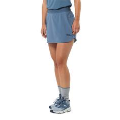 Rückansicht von Jack Wolfskin PRELIGHT CHILL SKORT W Skort Damen elemental blue