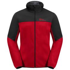 Jack Wolfskin FELDBERG HOODY M Softshelljacke Herren red glow