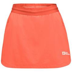 Jack Wolfskin PRELIGHT CHILL SKORT W Skort Damen digital orange