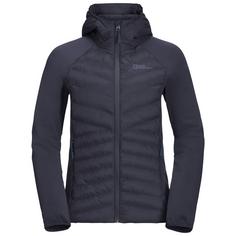 Jack Wolfskin ROUTEBURN PRO HYBRID W Fleecejacke Damen graphite