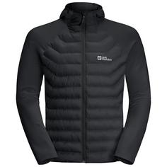 Jack Wolfskin ROUTEBURN PRO HYBRID M Fleecejacke Herren black