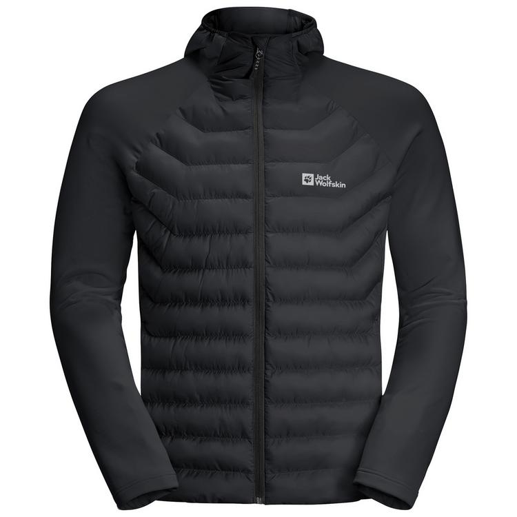 Jack Wolfskin Jack Wolfskin ROUTEBURN PRO HYBRID M Fleecejacke Herren - black - 0 | SportScheck