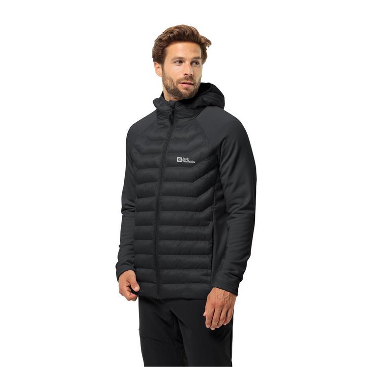 Jack Wolfskin Jack Wolfskin ROUTEBURN PRO HYBRID M Fleecejacke Herren - black - 0 | SportScheck