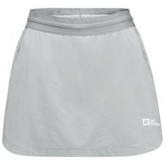 Jack Wolfskin PRELIGHT CHILL SKORT W Skort Damen cool grey