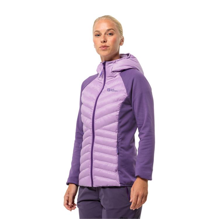 Jack Wolfskin Jack Wolfskin ROUTEBURN PRO HYBRID W Fleecejacke Damen - midnight sky - 1 | SportScheck