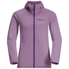 Jack Wolfskin KOLBENBERG HOODED FZ W Fleecejacke Damen velvet