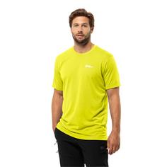 Rückansicht von Jack Wolfskin VONNAN S/S T M Funktionsshirt Herren firefly
