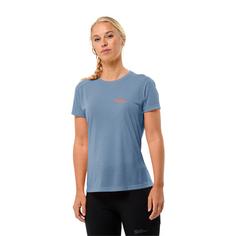 Rückansicht von Jack Wolfskin VONNAN S/S T W Funktionsshirt Damen elemental blue