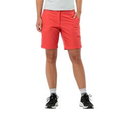 Rückansicht von Jack Wolfskin HIKING ALPINE SHORT W Funktionsshorts Damen vibrant red
