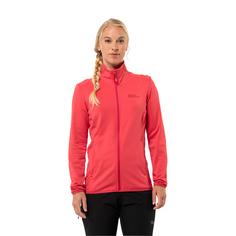 Rückansicht von Jack Wolfskin KOLBENBERG FZ W Fleecejacke Damen vibrant red