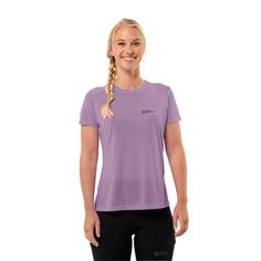 Rückansicht von Jack Wolfskin VONNAN S/S T W Funktionsshirt Damen velvet