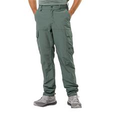 Rückansicht von Jack Wolfskin BARRIER PANT M Wanderhose Herren hedge green