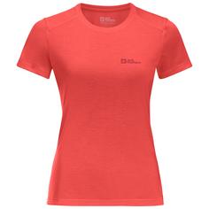 Jack Wolfskin VONNAN S/S T W Funktionsshirt Damen vibrant red
