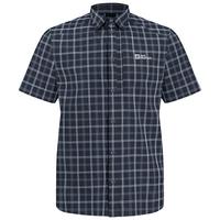 Jack Wolfskin NORBO S/S SHIRT M Kurzarmhemd Herren - night blue checks