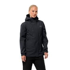 Rückansicht von Jack Wolfskin JASPER 2L JKT W Funktionsjacke Damen black