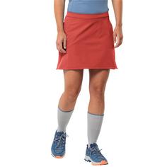 Rückansicht von Jack Wolfskin HIKING ALPINE SKORT W Skort Damen vibrant red