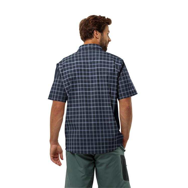 Jack Wolfskin Jack Wolfskin NORBO S/S SHIRT M Kurzarmhemd Herren - night blue checks - 1 | SportScheck
