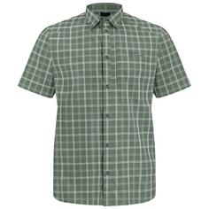 Jack Wolfskin NORBO S/S SHIRT M Kurzarmhemd Herren hedge green checks