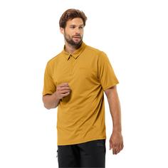 Rückansicht von Jack Wolfskin DELGAMI POLO M Poloshirt Herren curry