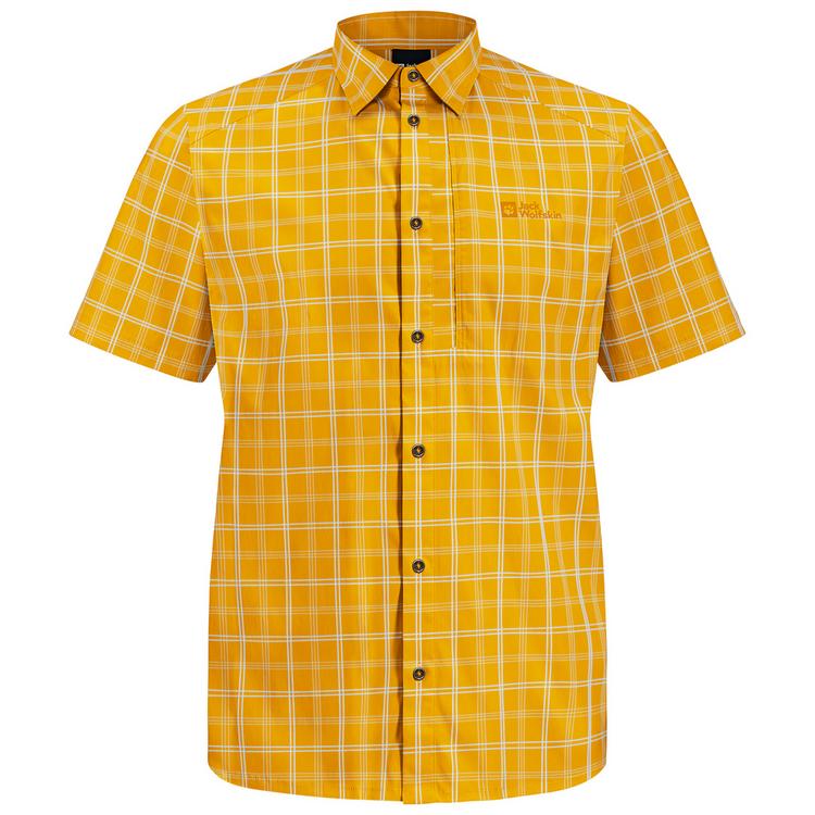 Jack Wolfskin Jack Wolfskin NORBO S/S SHIRT M Kurzarmhemd Herren - CHECK midnight sky - 0 | SportScheck