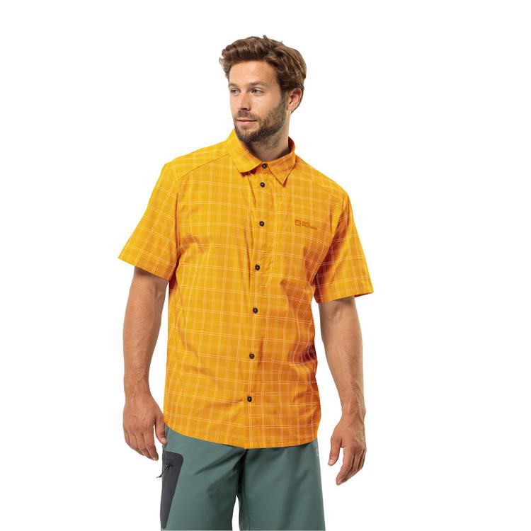 Jack Wolfskin Jack Wolfskin NORBO S/S SHIRT M Kurzarmhemd Herren - CHECK midnight sky - 0 | SportScheck