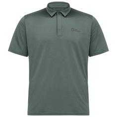 Jack Wolfskin DELGAMI POLO M Poloshirt Herren hedge green