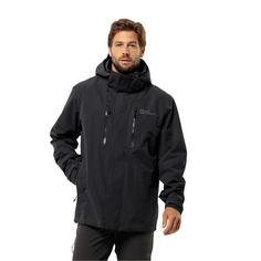 Rückansicht von Jack Wolfskin JASPER 2L JKT M Funktionsjacke Herren black