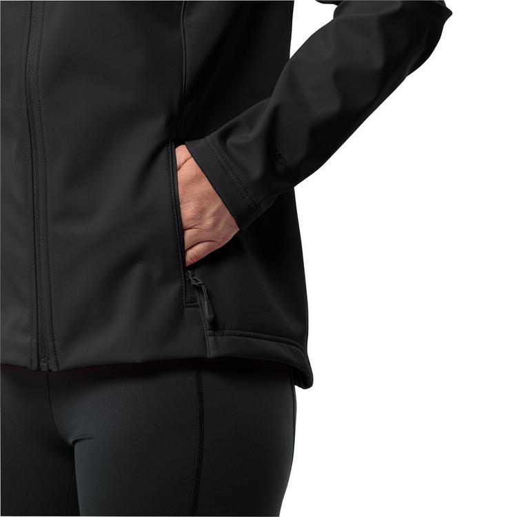 Jack Wolfskin Jack Wolfskin BORNBERG HOODY W Softshelljacke Damen - black - 3 | SportScheck