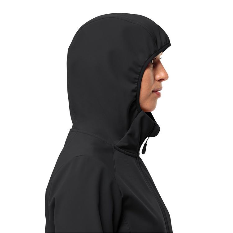 Jack Wolfskin Jack Wolfskin BORNBERG HOODY W Softshelljacke Damen - black - 4 | SportScheck